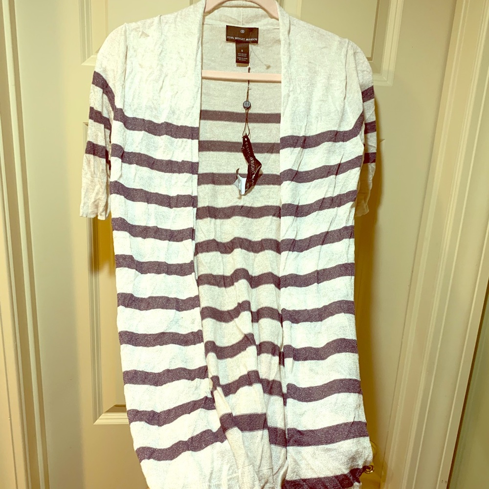 Striped cardigan